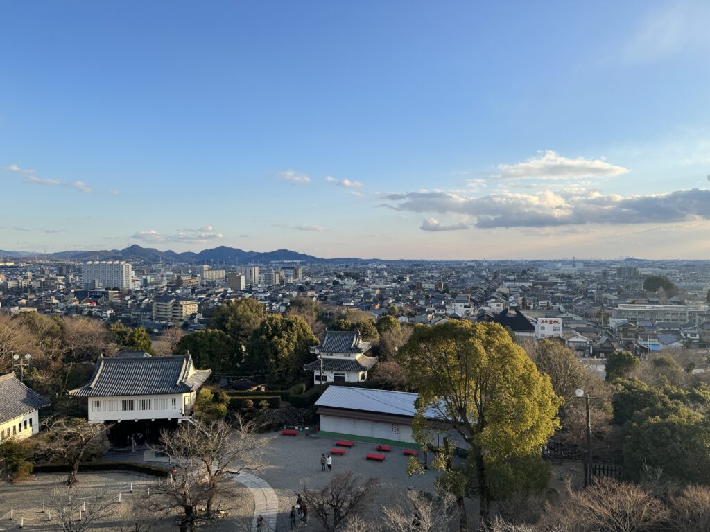 犬山城より、南側